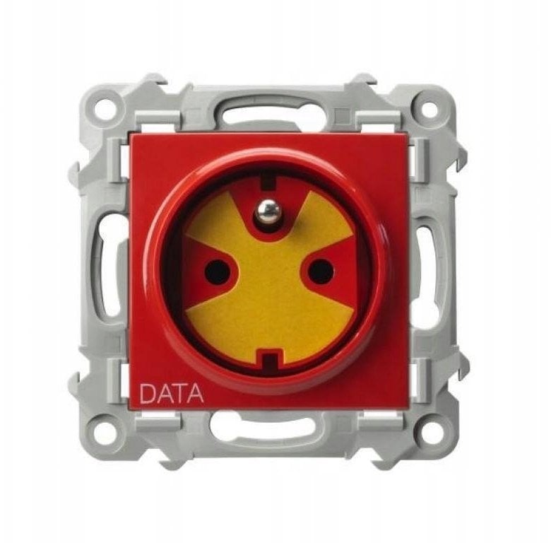 SZAFIR Gniazdo pojedyncze z uziemieniem DATA z kluczem uprawniającym GP-1ZZK/m/00