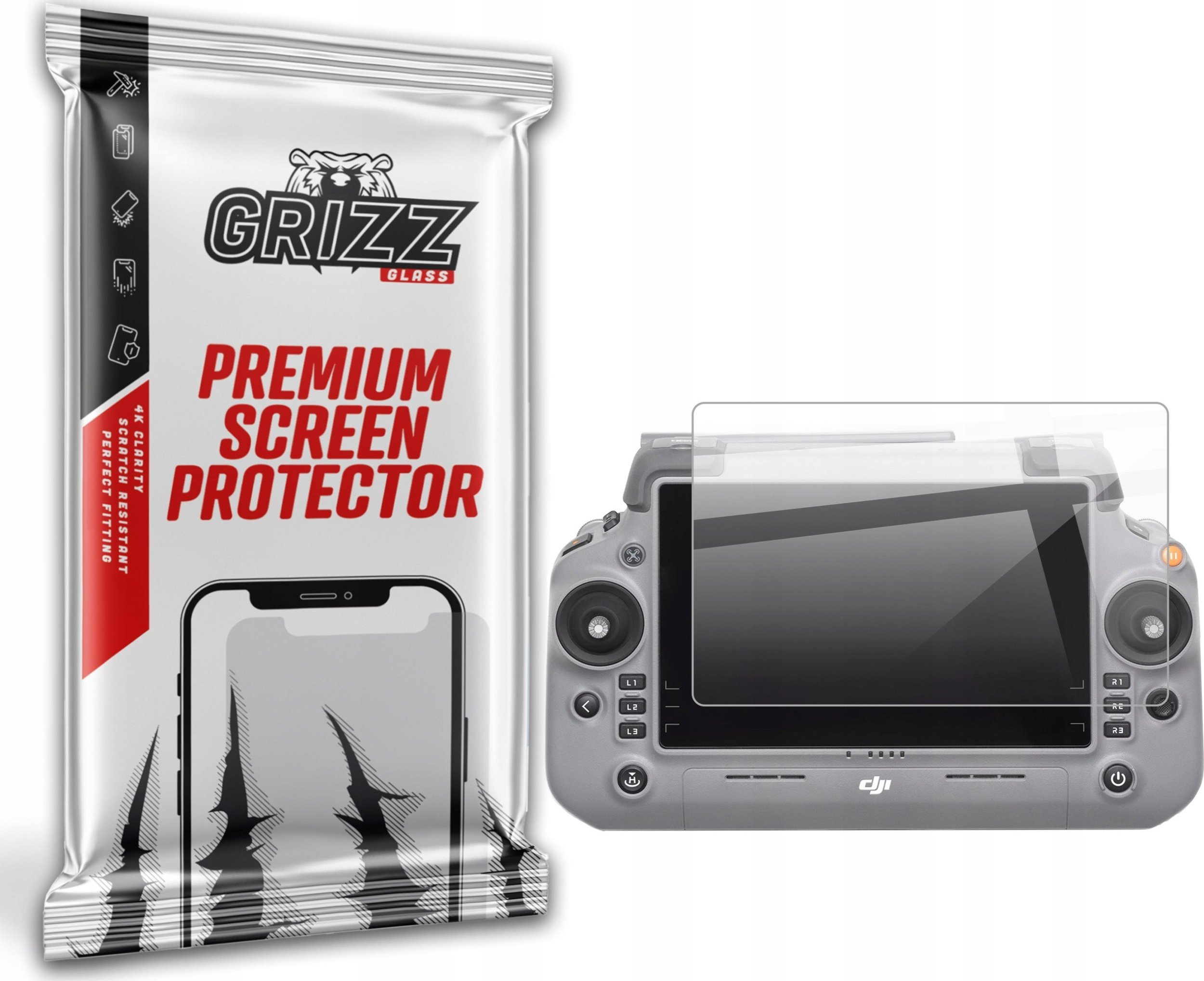 Folia ceramiczna GrizzGlass CeramicFilm do DJI RC Plus 2 Matrice 4 Series