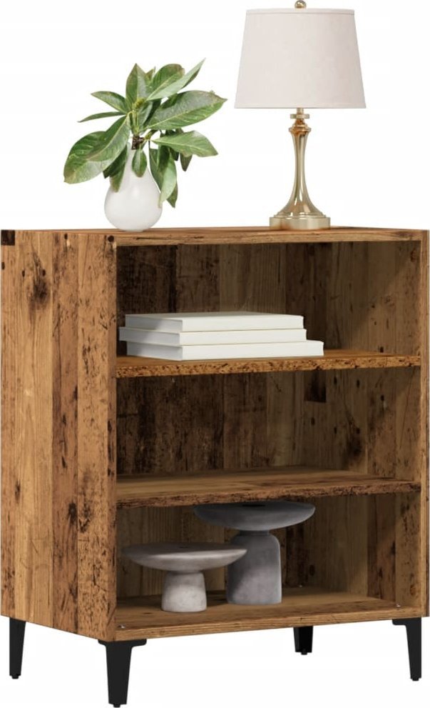 vidaXL vidaXL Szafka, stare drewno, 57x35x75 cm, materiał drewnopochodny