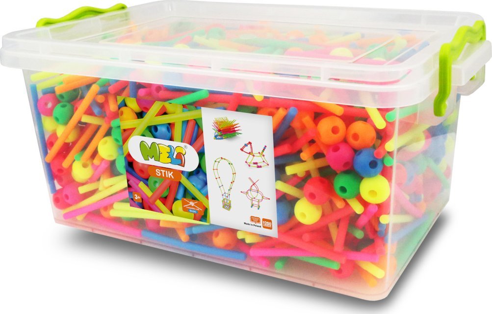 Meli Klocki Meli Stik Edu Neon 1200 el.