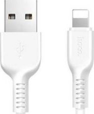 Kabel USB Hoco USB-A - Lightning 1 m Biały (6957531068815)