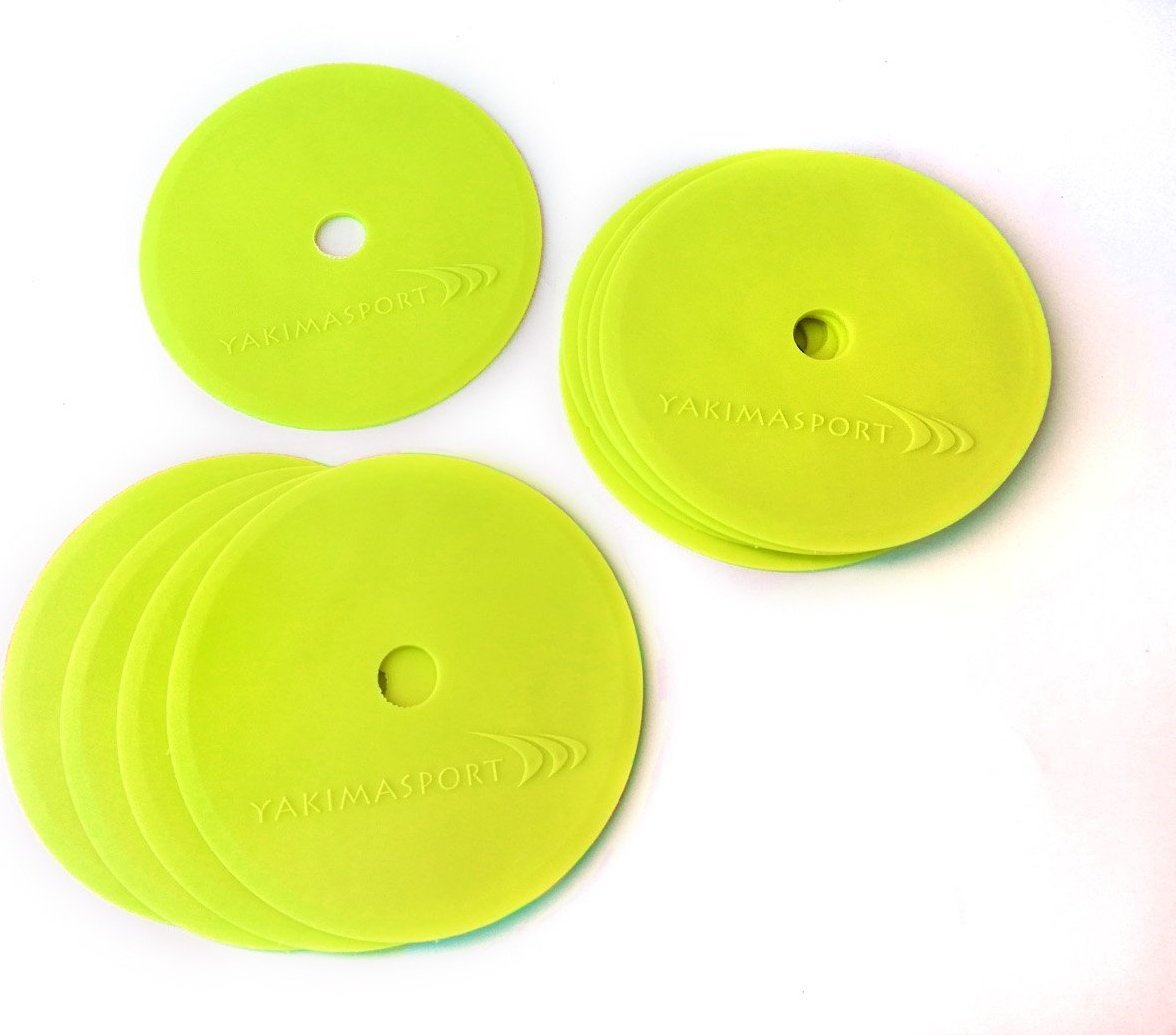 YakimaSport Znaczniki pola płaskie (maty znakujące) - zestaw 10 szt. żółte