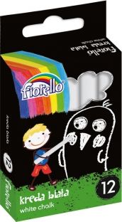 KW Trade Kreda szkolna biała FIORELLO 12 szt