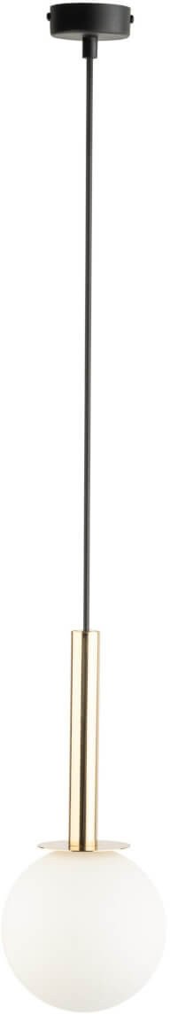 Pojedyncza lampa wisząca Daisy 40769 Sigma zwis kula złota biała