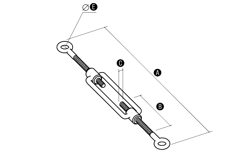 Elko-Bis Śruba rzymska oczko-oczko ocynkowana 230-310mm