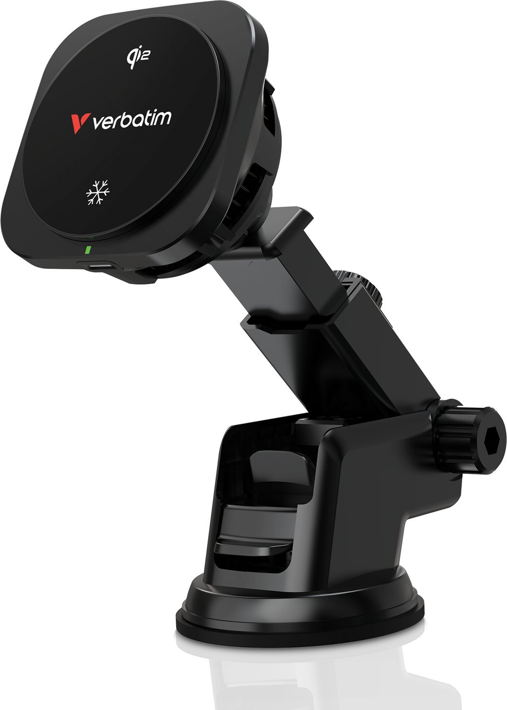 Verbatim - uchwyt do telefonu do samochodu, z �adowark� indukcyjn�, technologi Qi, czarna