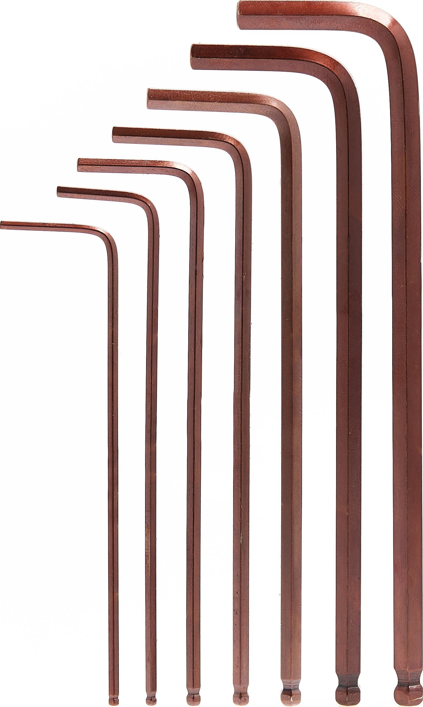 Techrebal ZESTAW 7 KLUCZY IMBUSOWYCH IMBUS 1,5-6MM KULKA