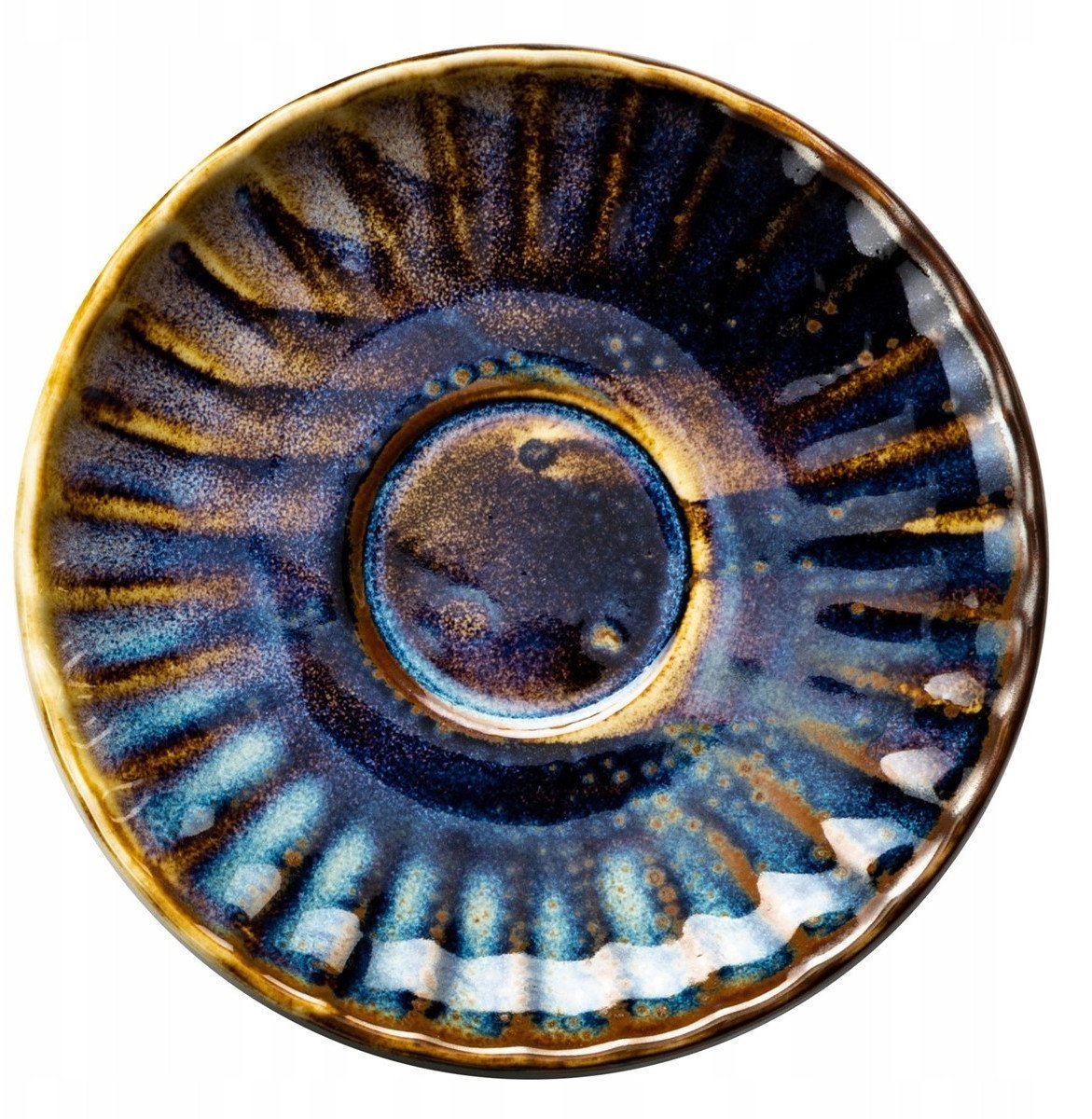 DEEP BLUE Spodek do filiżanki do espresso 11,5 cm