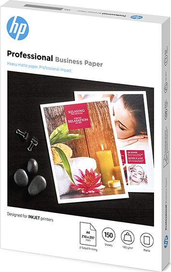 HP HP Prof Matte LJ A4 180g 150sh FSC Paper (7MV79A) - 556491