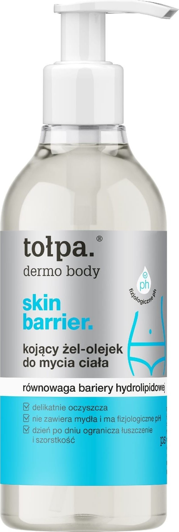TOLPA TOŁPA Dermo Body Skin Barrier Kojący Żel-olejek do mycia ciała - odbudowa bariery hydrolipidowej 300 ml