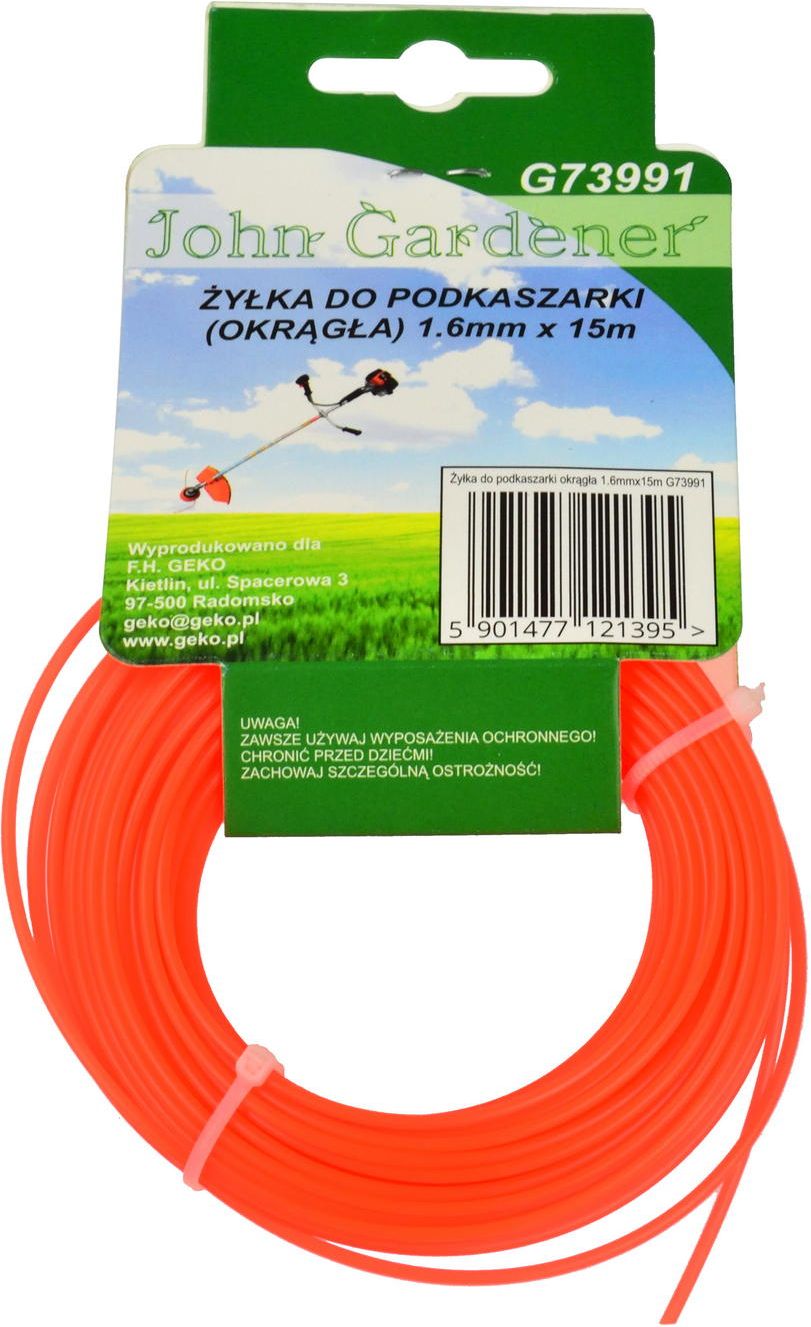 Geko Żyłka do podkaszarki okrągła 1.6mmx15m (240)