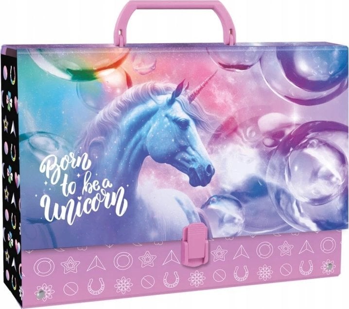 Derform Teczka twarda z r±czk± Jednorożec 15 DERFORM