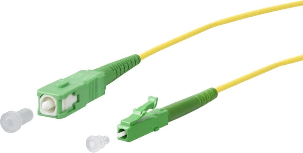 Kabel krosowy METZ CONNECT OpDAT, SC-S APC/LC-S APC OS2, 5 m
