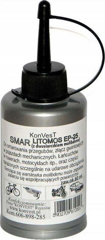 KonVesT Smar LITOMOS EP-25 60ml do dużych obciążeń aplikator Uniwersalny