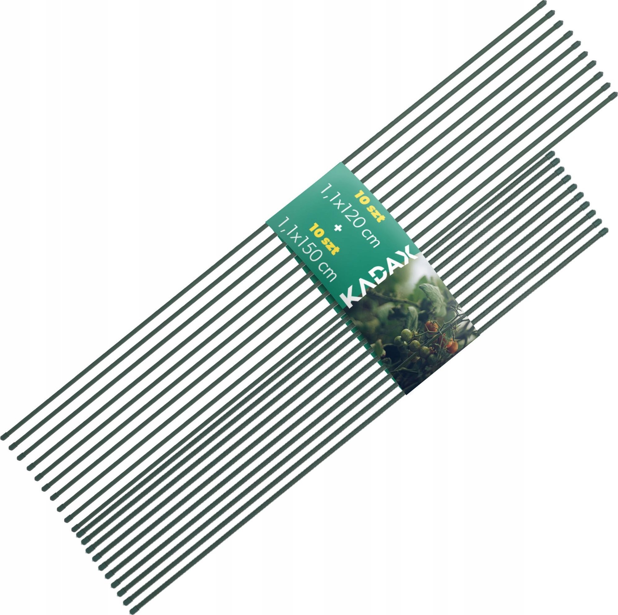 Kadax Tyczka Do Roślin Pomidorów Podpora 120+150cm 20szt