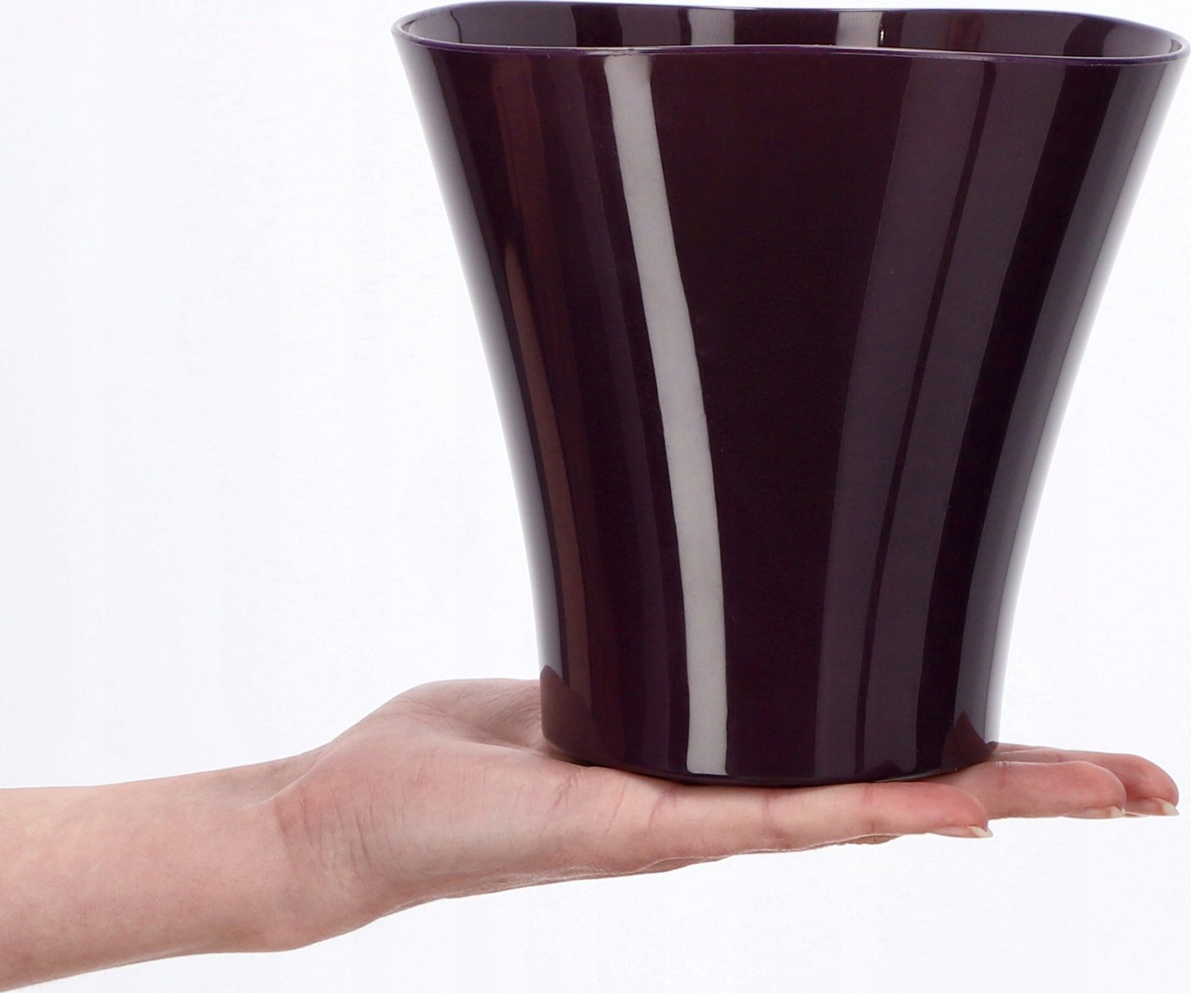 Kadax Doniczka Osłonka Na Kwiaty Wewnątrz Śliwka 16 cm