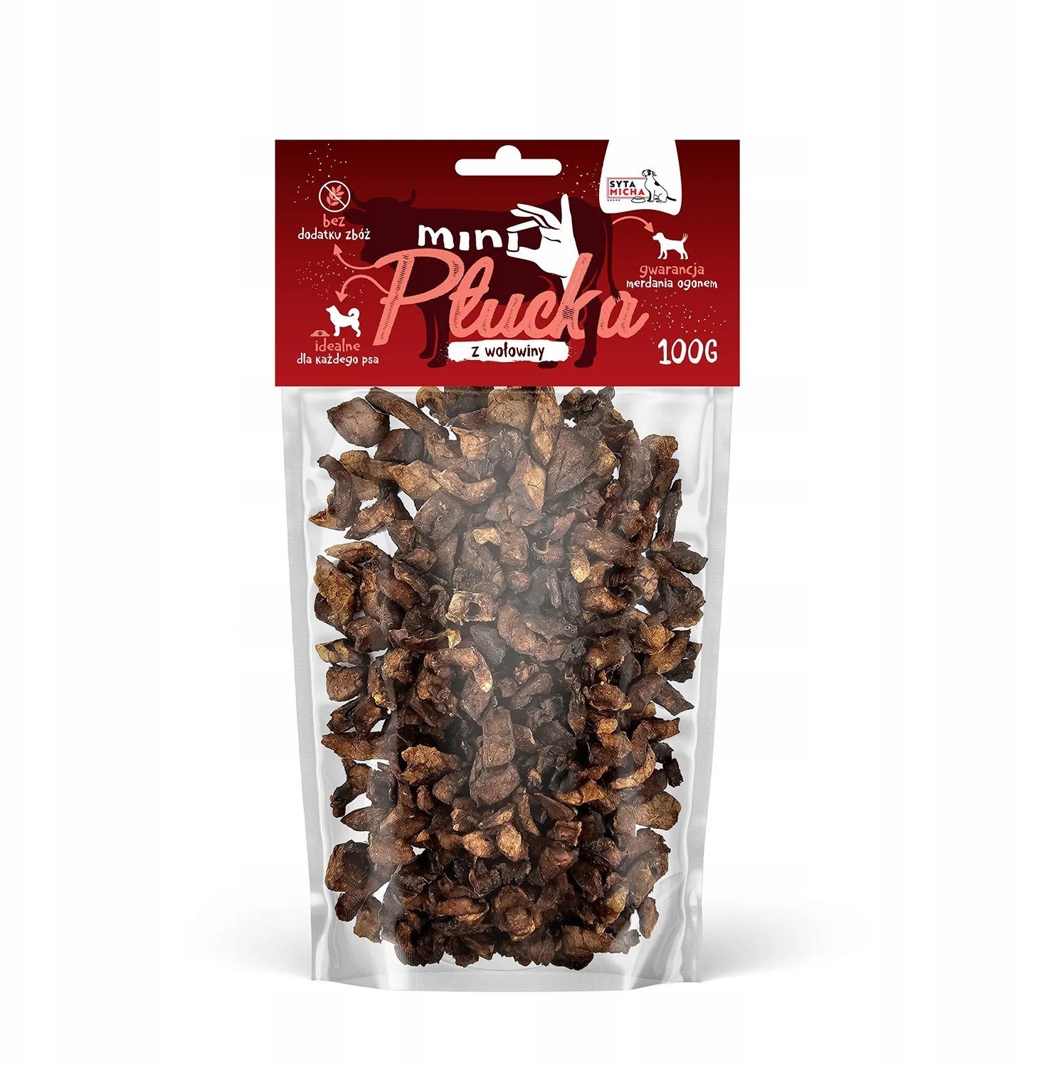 SYTA MICHA Mini płucka wołowe 100g