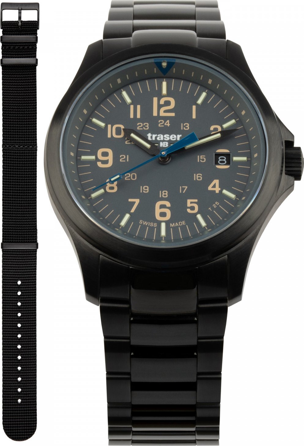Zegarek Traser Zegarek męski Traser TS-111073 czarny