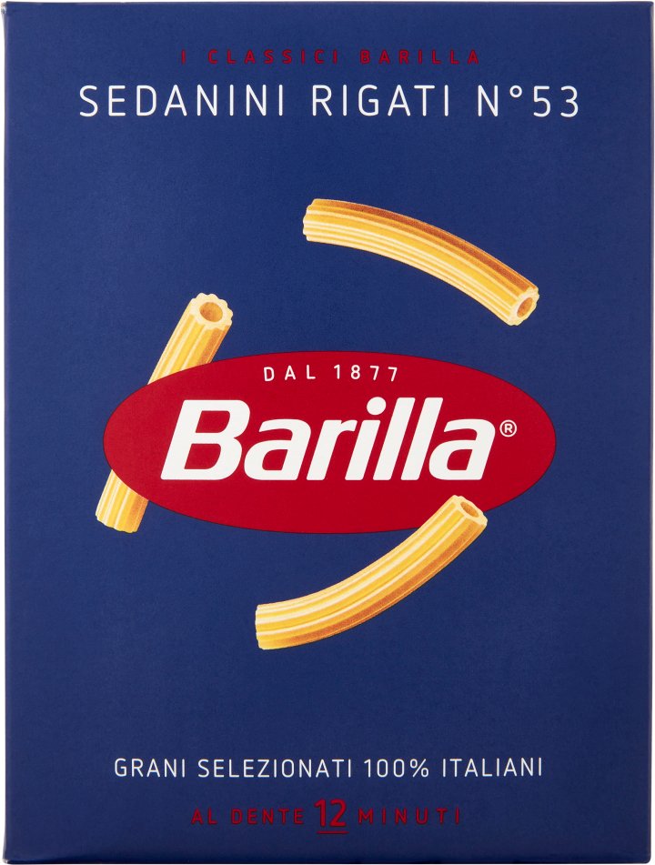 Makaron Sedanini Rigati n53 500g - Barilla