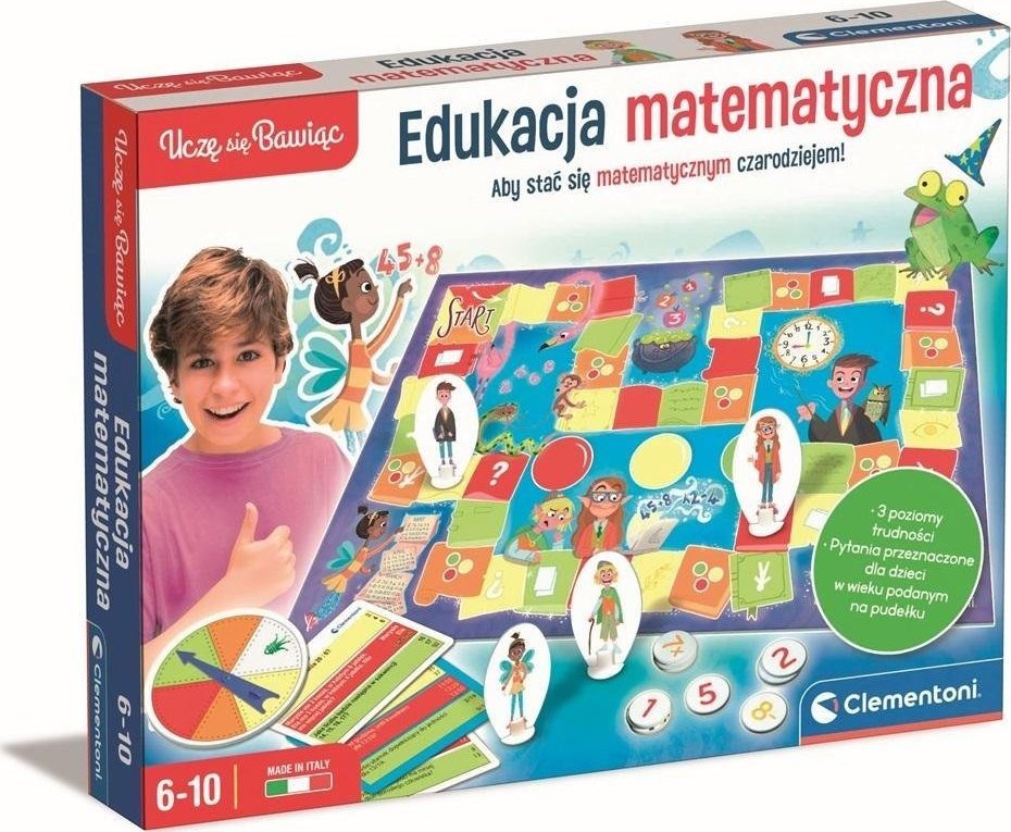 Clementoni Edukacja matematyczna. Uczę się Bawiąc (50778)