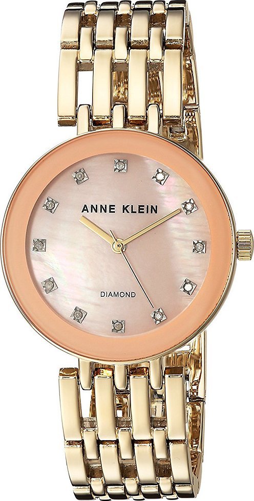 Zegarek Anne Klein Zegarek damski Anne Klein AK-2944PMGB złoty