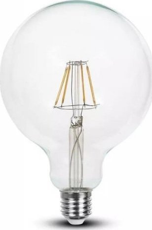 V-TAC Żarówka LED 10W Filament E27 Kula Glob G125 V-TAC VT-1979 4000K 1055lm