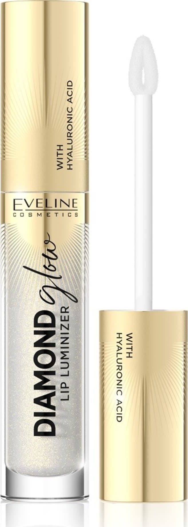 EVELINE KOLOROWKA Eveline Diamond Glow Lip Luminizer Błyszczyk do ust z kwasem hialuronowym Nr 07 4.5ml