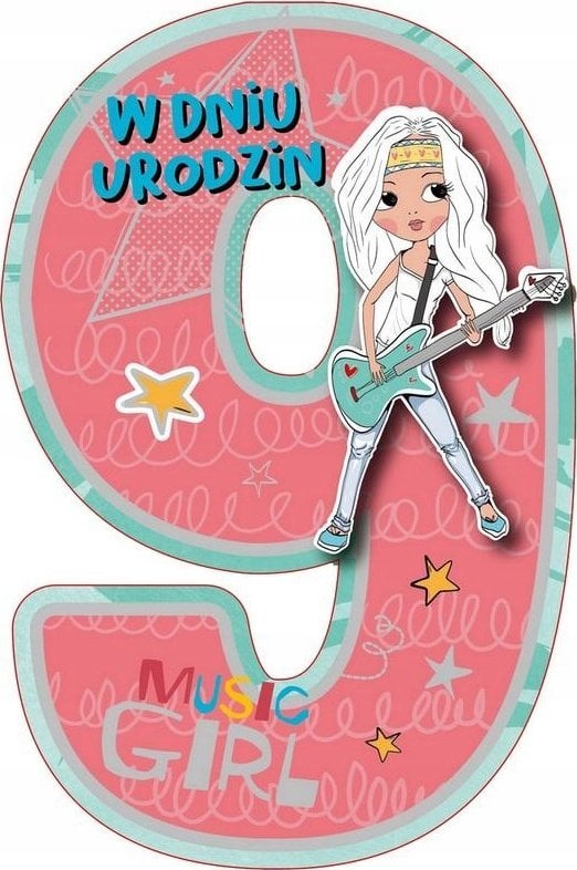 ARMIN KARNET GM 9 URODZINY DZIEWCZYNKA