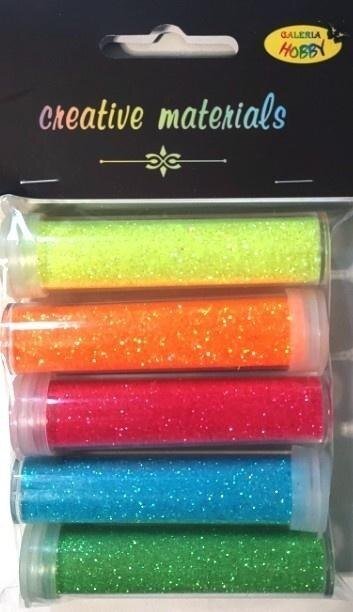 Kolorowe Baloniki Brokat opalescencyjny 5 kolory 9g