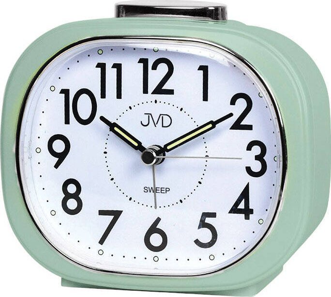 Budzik JVD SRP2010.2 12 cm cichy mechanizm płynący sekundnik .