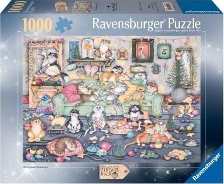 Ravensburger Puzzle 1000 elementów Koty świata