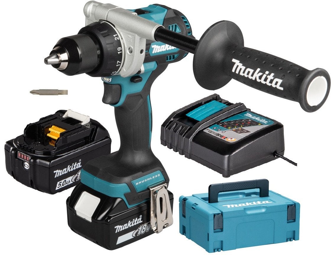 Wiertarko-wkrętarka Makita DDF492RTJ 18 V 2 x akumulator 5 Ah