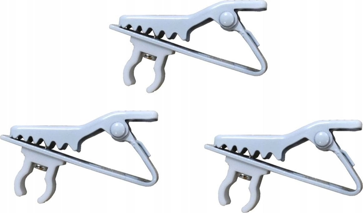 CKMOVA CKMOVA AC-MCW- klipsy do mikrofonów lavalier (białe)