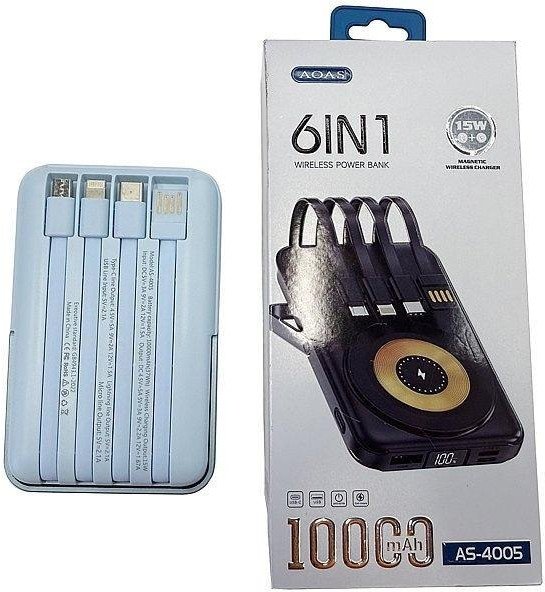 Powerbank 6w1 10000 mAh
