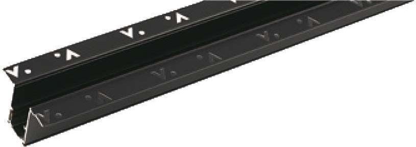V-TAC Szyna Podtynkowa Szynosystem SMART 48V V-TAC 100cm Aluminiowa Czarna (w komplecie maskownica i zaślepki)