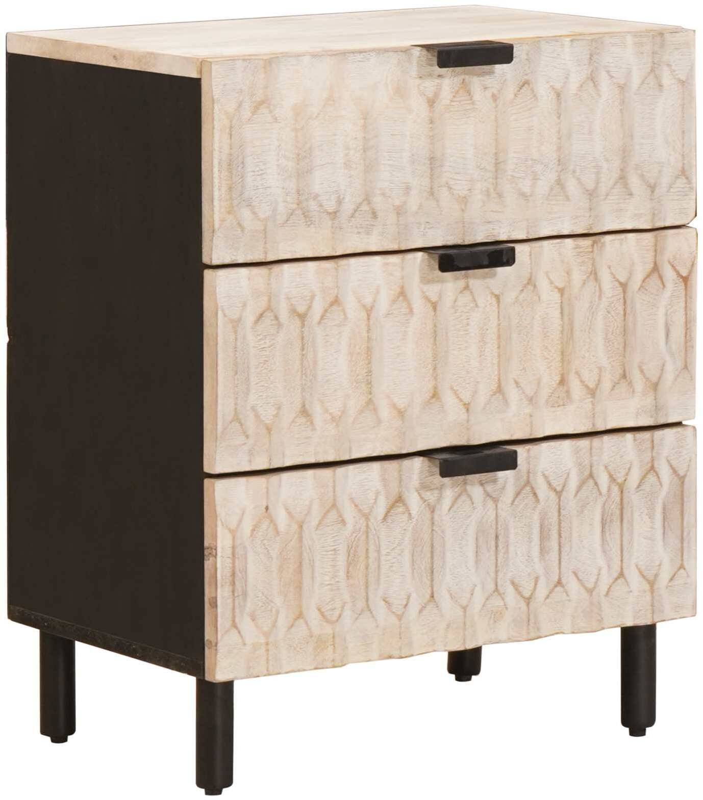 vidaXL Nocna szafka Biały