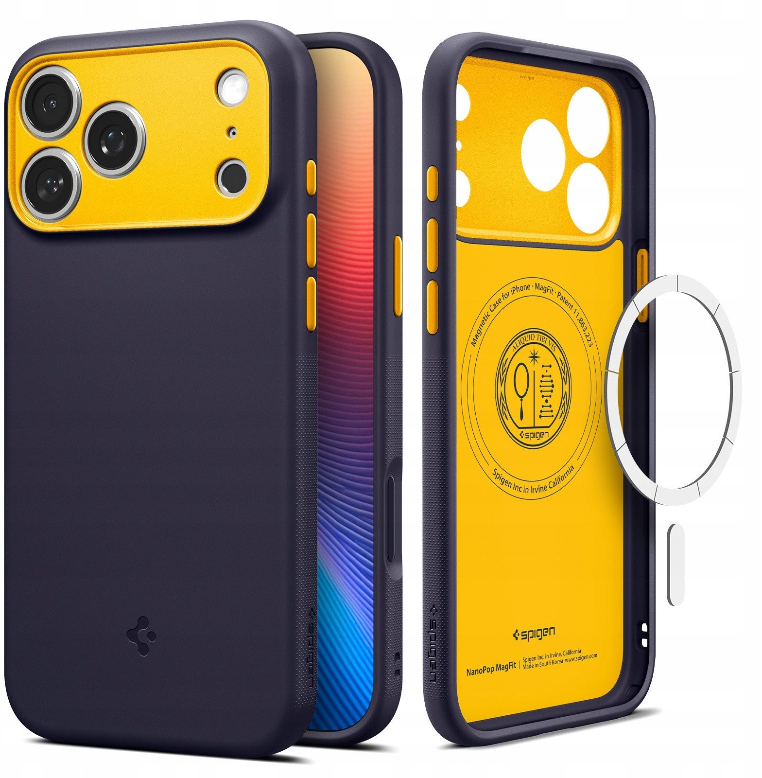 Etui Spigen Nano Pop Mag MagSafe do Apple iPhone 17 Pro Max Blueberry Navy