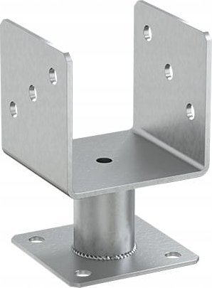 Domax Podstawa słupa przykręcana do betonu 101x101x163mm