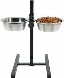 Zolux Zestaw 2 miski 21 cm 1,5 l + stojak regulowany