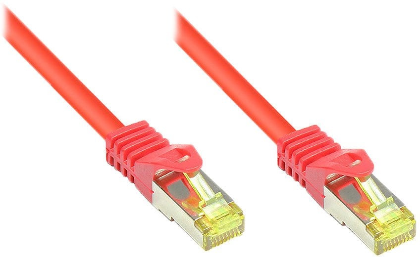 Good Connections Patchkabel m. Cat.7 Rohkabel rot 1,5m