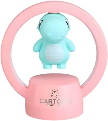 Lampka nocna dinozaur - różowa