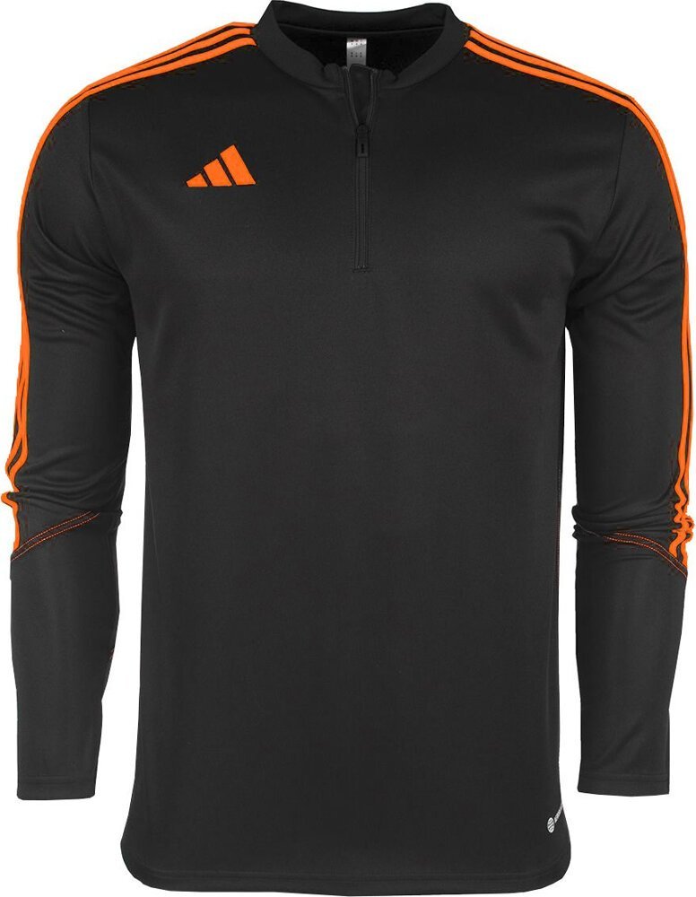 Adidas Bluza dla dzieci adidas Tiro 23 Club Training Top czarno-pomarańczowa HZ0186 164cm