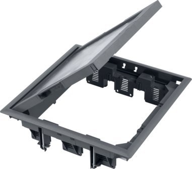 Kontakt-Simon Simon Connect Puszka podłogowa 12x K45 lub 6x SIMON500 z pokrywą 5mm s