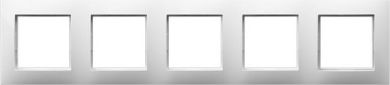 Ospel Aria Ramka pięciokrotna biały (R-5U/00)