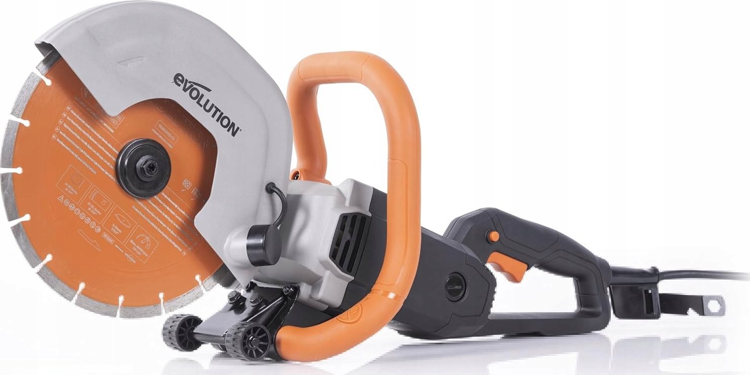 Evolution PRZECINARKA TARCZOWA Evolution R255DCT piła do betonu cięcie 102,5mm zestaw