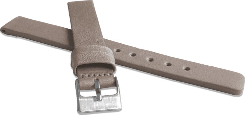 Lavvu LAVVU Beżowy gładki pasek PLAIN z luksusowej skóry Top Grain - 16