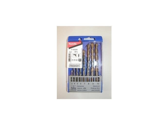Wiertło Makita do betonu walcowe 7 4 5 3 6 10 8 9mm zestaw (P-60006)