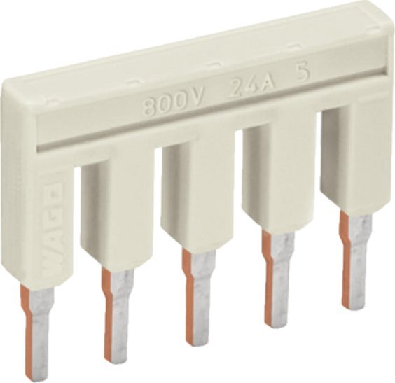 Wago Wago mostek 5 - torowym z izolacją jasnoszary 2002-405 1szt