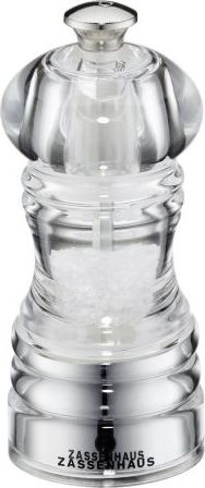Młynek do przypraw Zassenhaus Młynek Zassenhaus Berlin do soli akrylowy śred. 5,2 cm x 12 cm