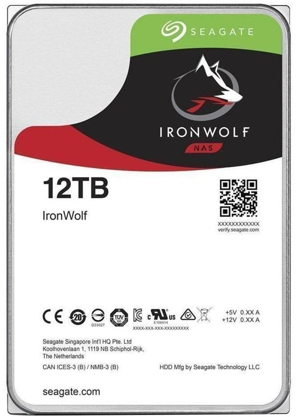 Dysk Seagate IronWolf 12 TB SATA 6Gb/s 7200